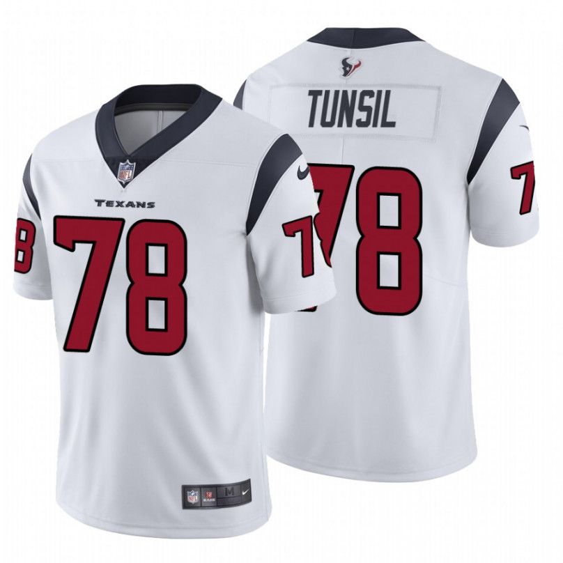 Men Houston Texans 78 Laremy Tunsil Nike White Limited NFL Jersey